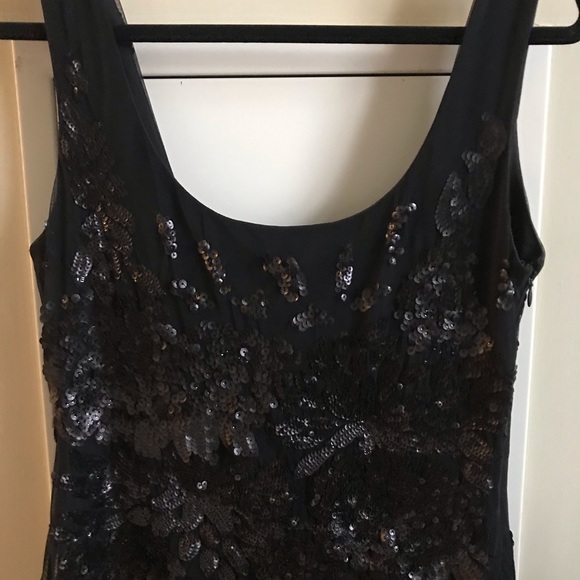 Hale Bob Sleeveless Sequin Embroidered Party Dress - Picture 3 of 7